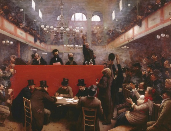 A la salle Graffard by Jean Beraud